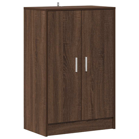 Vidaxx skoskab 60x35x92 cm færdig træbrun eg farve