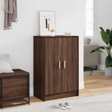 Vidaxx skoskab 60x35x92 cm færdig træbrun eg farve