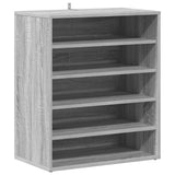 Vidaxl Shoe Cabinet 60x35x70 cm Property Wood Smoked Oak Farvet