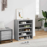 Vidaxl Shoe Cabinet 60x35x70 cm Property Wood Smoked Oak Farvet