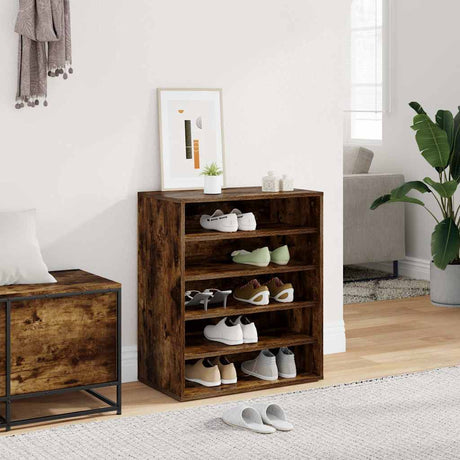 Vidaxl Shoe Cabinet 60x35x70 cm Property Wood Grey Sonoma Oak Farvet
