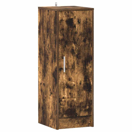 Vidaxl Shoe Cabinet 32x35x92 cm Property Wood Røget eg Farvet