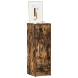 Vidaxl Shoe Cabinet 32x35x92 cm Property Wood Røget eg Farvet