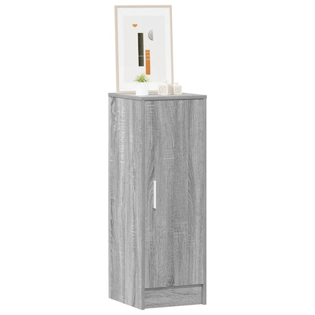 Vidaxl Shoe Cabinet 32x35x92 cm Property Wood Grey Sonoma Oak Farvet
