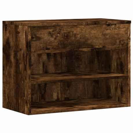 Vidaxl Shoes Bank 60x30x45 cm Property Wood Smoked Oak Farvet