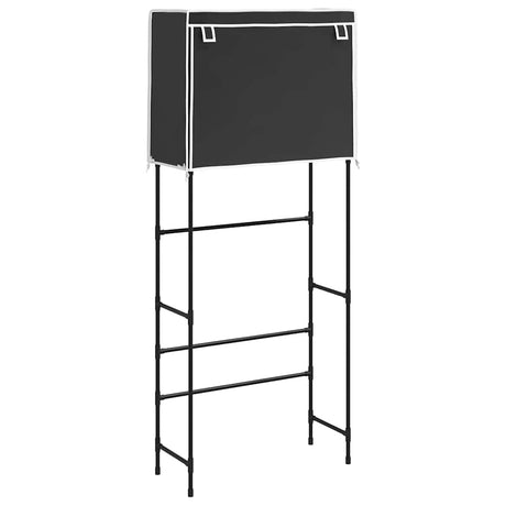 Vidaxl Storage Rack til Boven Washing Machine 2-lag 71x29.5x170,5 cm sort