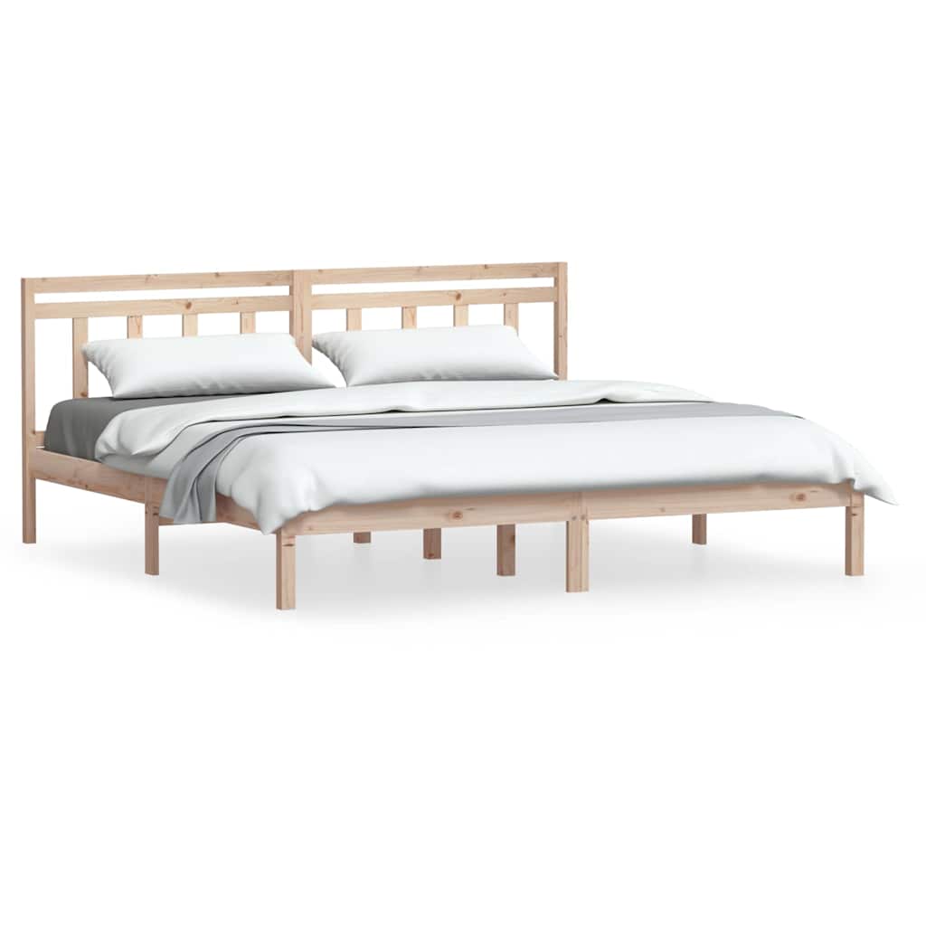 Vidaxl bedframe massief grenenhout 160x200 cm