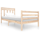 Vidaxl bedframe massief hout 100x200 cm