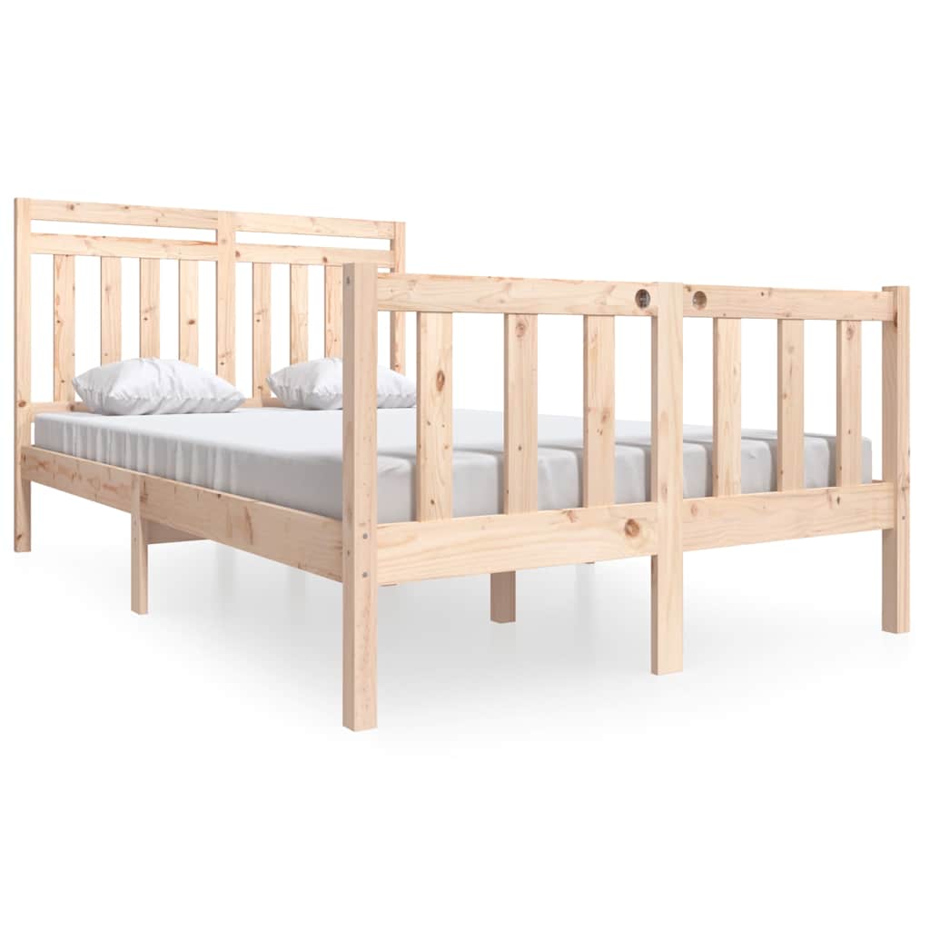 Vidaxl bedframe massief hout 140x200 cm