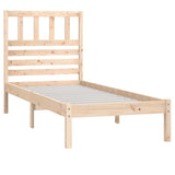 Vidaxl bedframe massief grenenhout 75x190 cm