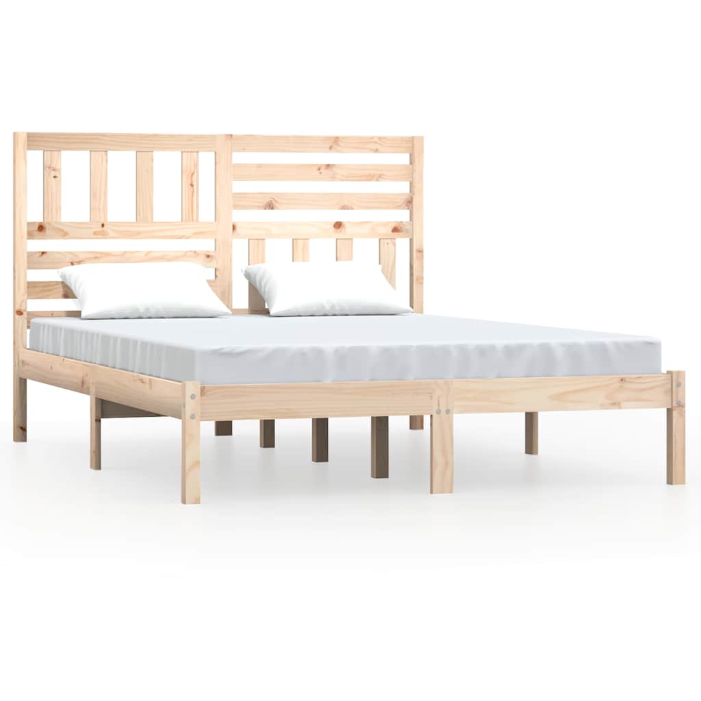 Vidaxl bedframe massief grenenhout 120x200 cm