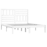 Vidaxl bedframe massief grenenhout wit 120x200 cm