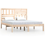 Vidaxl bedframe massief grenenhout 150x200 cm