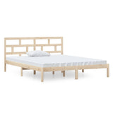 Vidaxl bedframe massief hout 120x190 cm