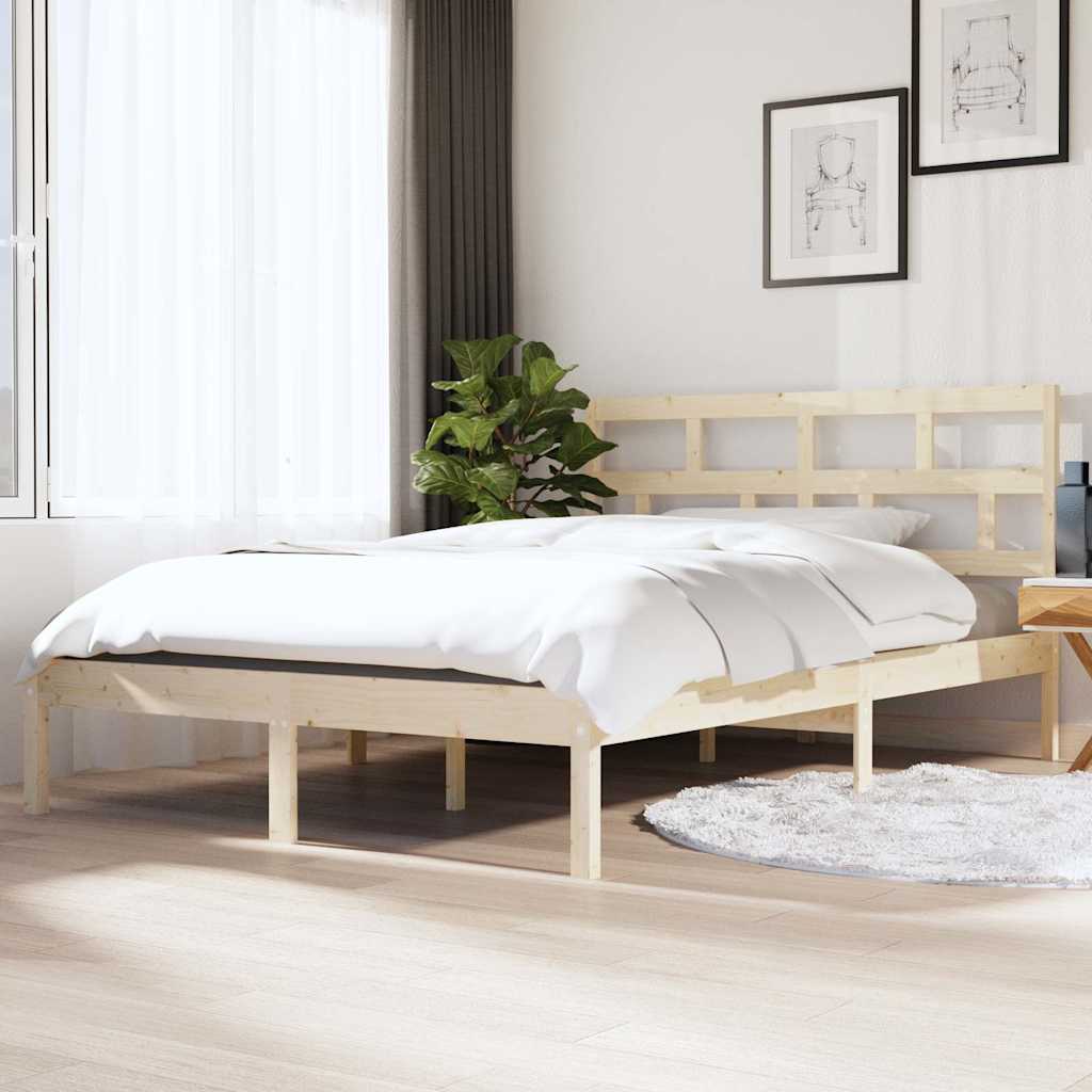Vidaxl bedframe massief hout 120x190 cm