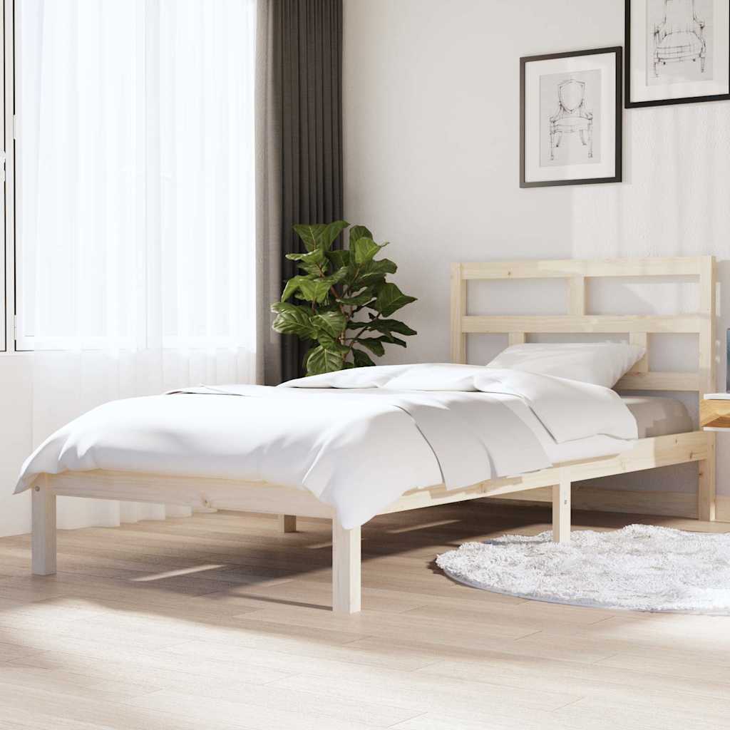 Vidaxl bedframe massief grenenhout 100x200 cm