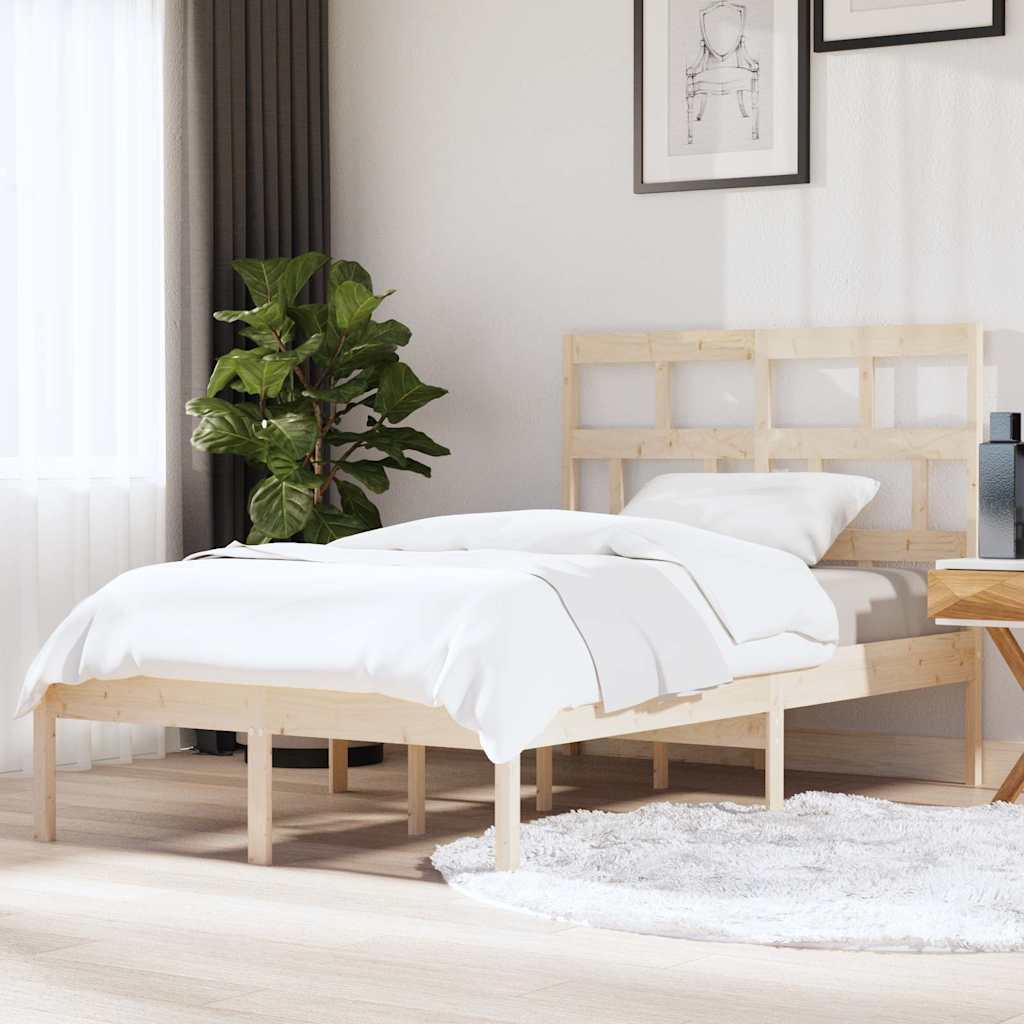 Vidaxl bedframe massief grenenhout 120x200 cm