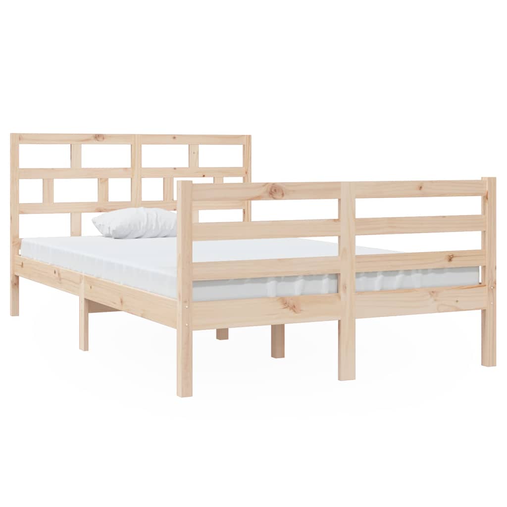 Vidaxl bedframe massief grenenhout 120x200 cm