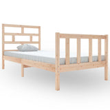 Vidaxl bedframe massief grenenhout 90x190 cm