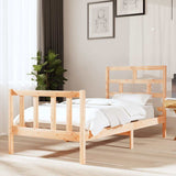 Vidaxl bedframe massief grenenhout 90x190 cm