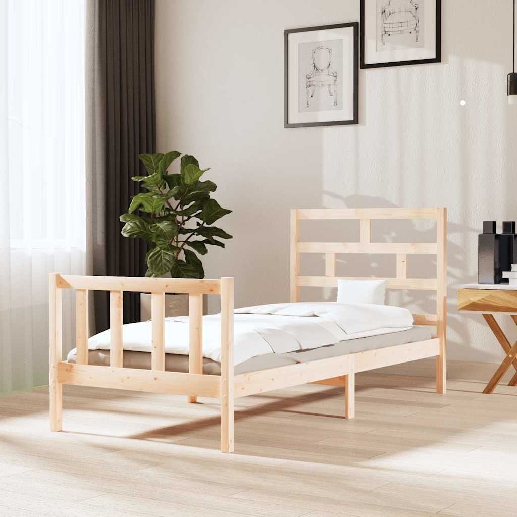 Vidaxl bedframe massief grenenhout 100x200 cm
