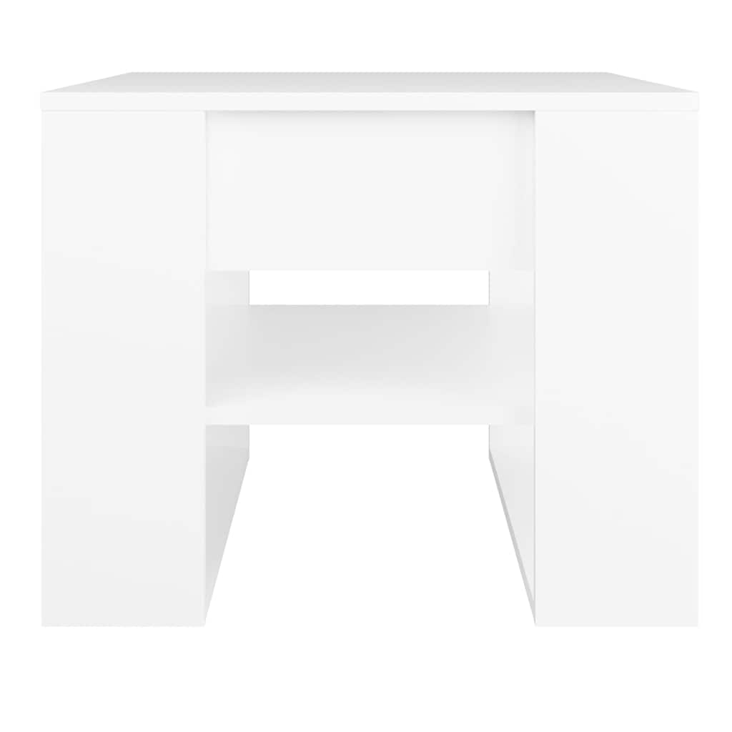 Vidaxl salontafel 55,5x55x45 cm bewerkt hout wit