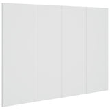Vidaxl hoofdbord 120x1,5x80 cm bewerkt hout wit