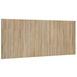 Vidaxl hoofdbord 200x1,5x80 cm bewerkt hout sonoma eikenkleurig