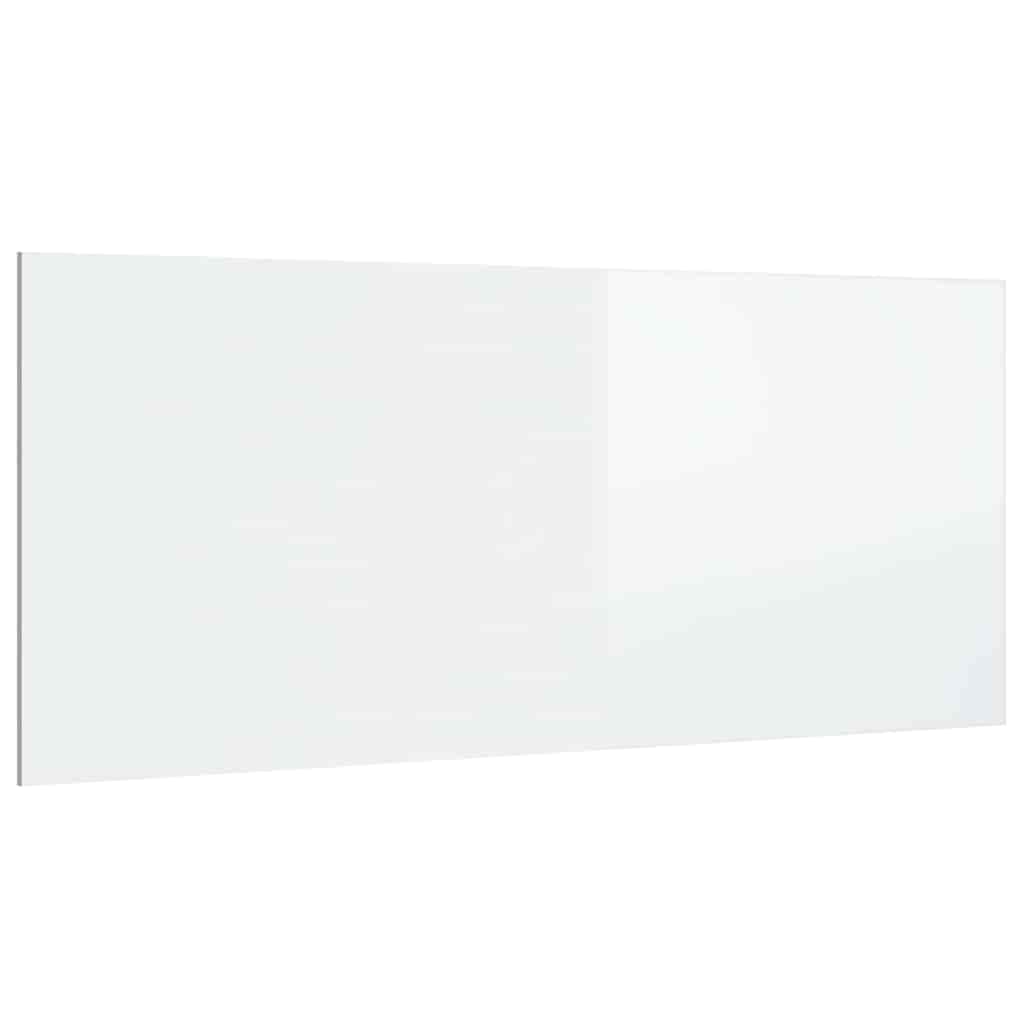 Vidaxl hoofdbord 200x1,5x80 cm bewerkt hout hoogglans wit