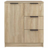 Vidaxl dressoir 60x30x70 cm bewerkt hout sonoma eikenkleurig