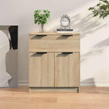 Vidaxl dressoir 60x30x70 cm bewerkt hout sonoma eikenkleurig