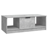 Vidaxl salontafel 102x50x36 cm bewerkt hout betongrijs