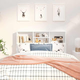 Vidaxl hoofdbordkast 120x19x103,5 cm wit