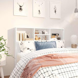 Vidaxl hoofdbordkast 120x19x103,5 cm wit