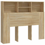 Vidaxl hoofdbordkast 120x19x103,5 cm sonoma eikenkleurig