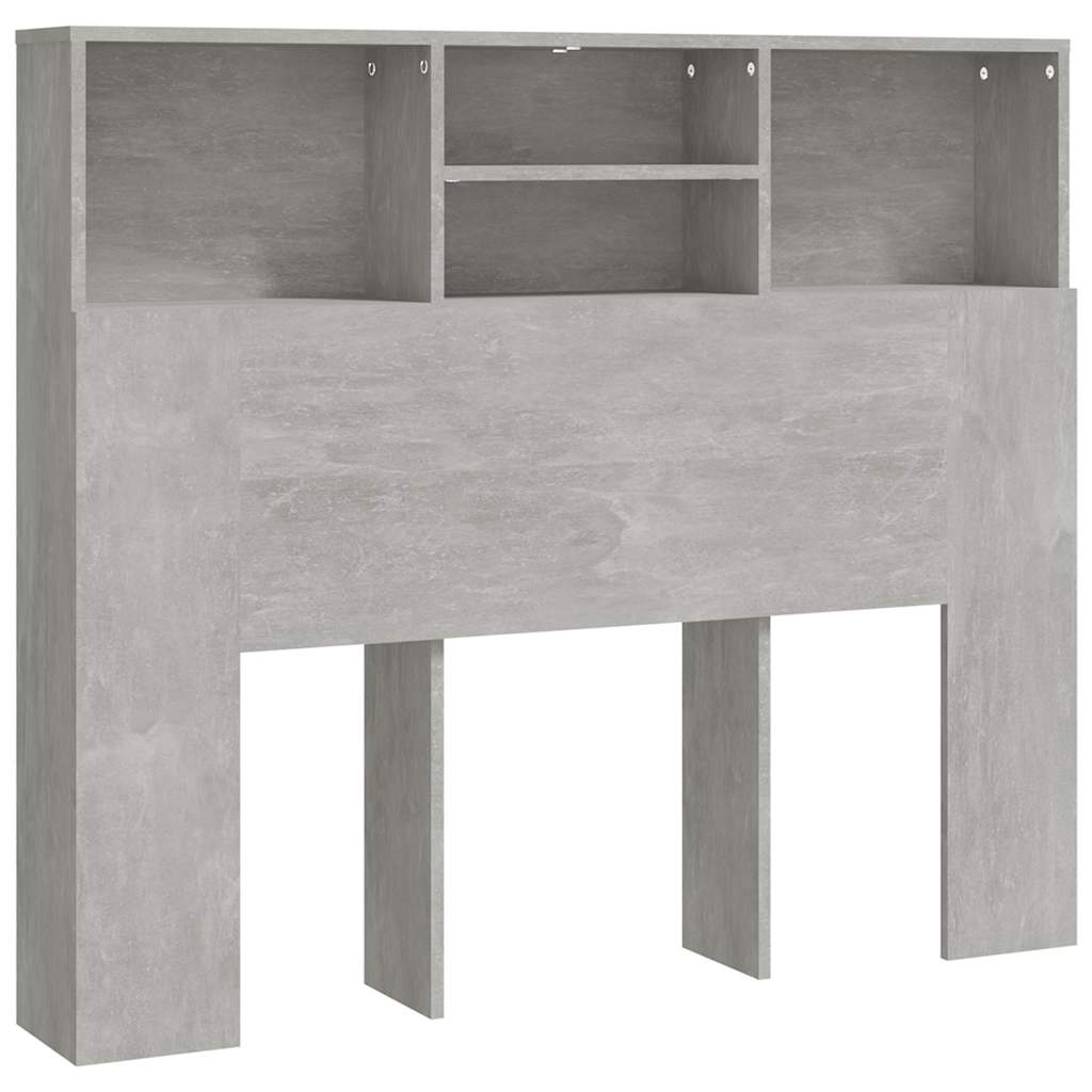 Vidaxl hoofdbordkast 120x19x103,5 cm betongrijs