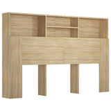 Vidaxl hoofdbordkast 160x19x103,5 cm sonoma eikenkleurig
