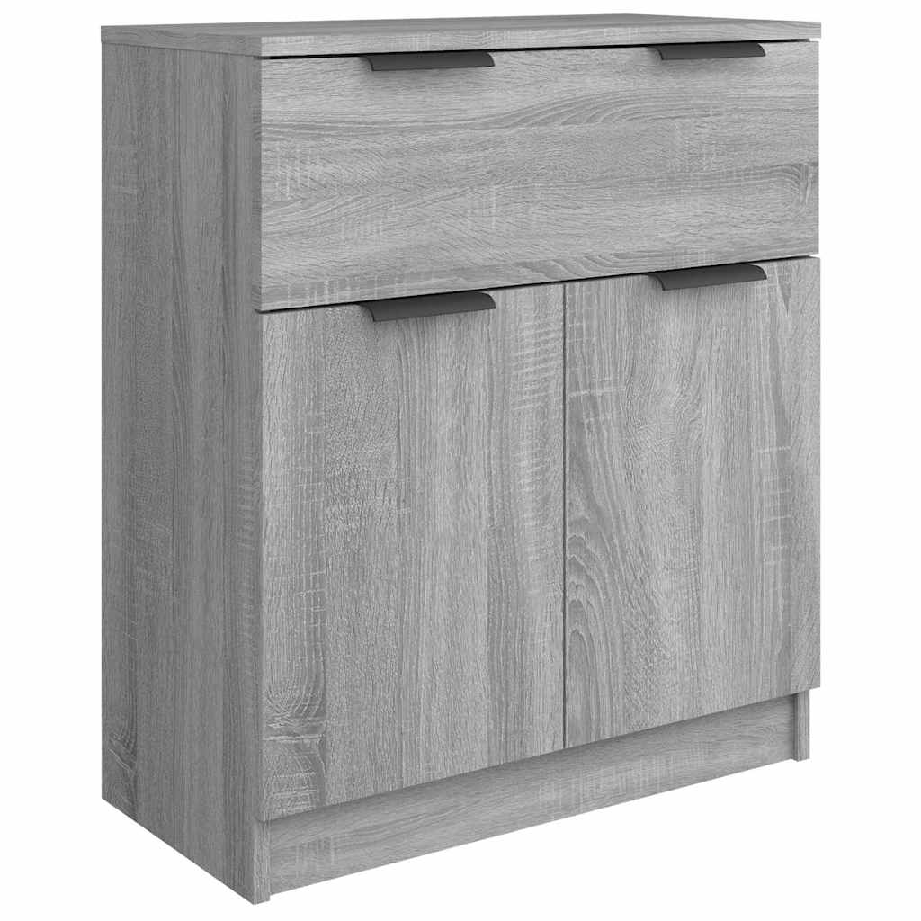 Vidaxl dressoir 60x30x70 cm bewerkt hout grijs sonoma eiken