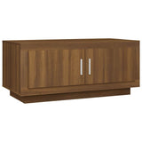 Vidaxl salontafel 102x50x45 cm bewerkt hout bruin eikenkleur