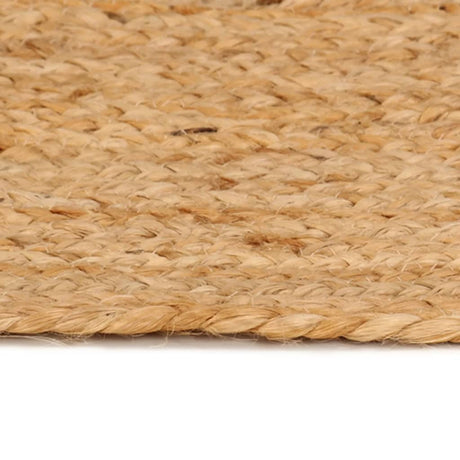 Vidaxl tæppe omkring 210 cm flettet jute