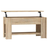 Vidaxl salontafel 101x49x52 cm bewerkt hout sonoma eikenkleurig