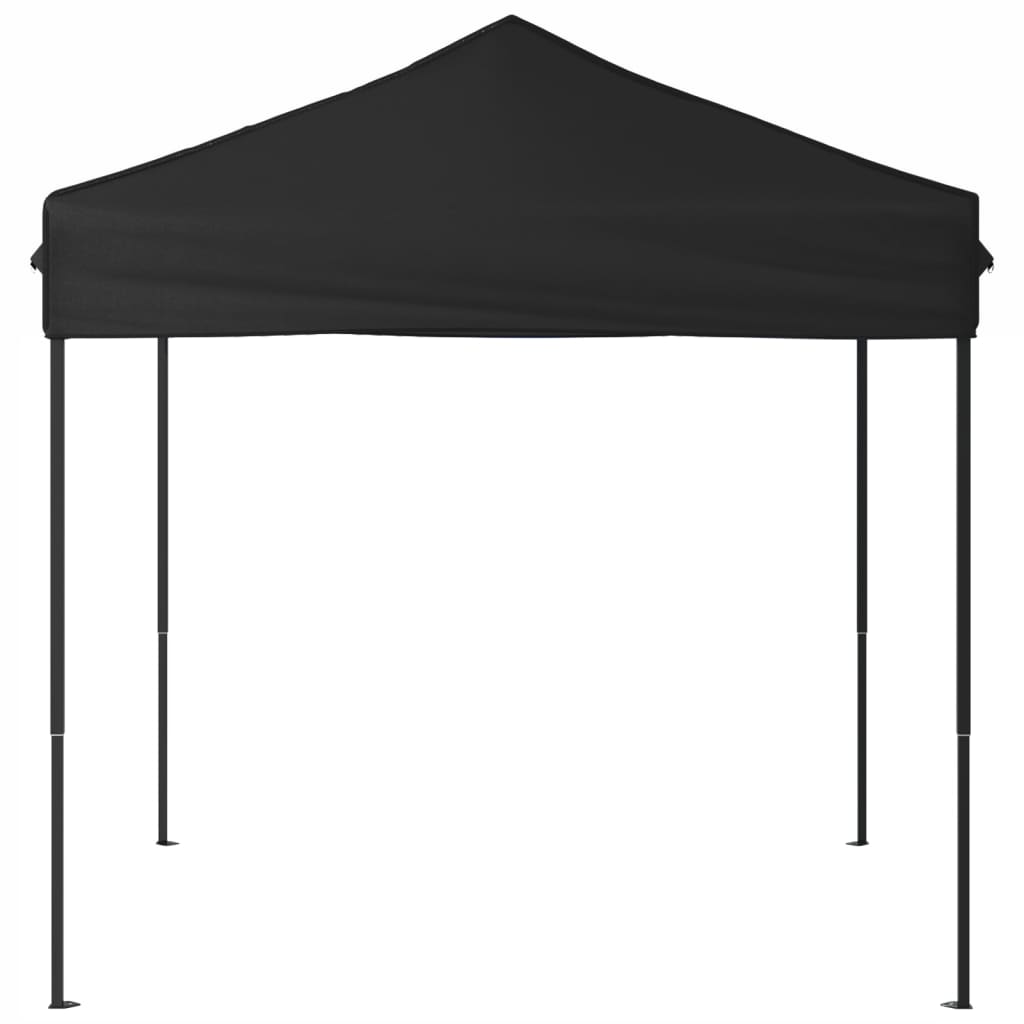 Vidaxl Parttent sammenfoldelig 2x2 m sort