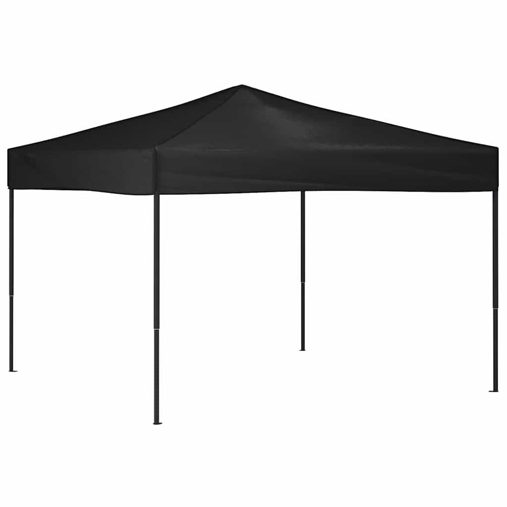 Vidaxl Parttent sammenfoldelig 3x3 m sort