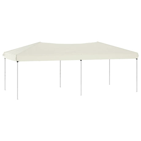 Vidaxl Parttent sammenfoldelig 3x6 m creme -farvet