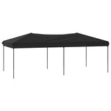 Vidaxl Parttent sammenfoldelig 3x6 m sort