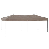 Vidaxl Parttent sammenfoldelig 3x6 m taupe