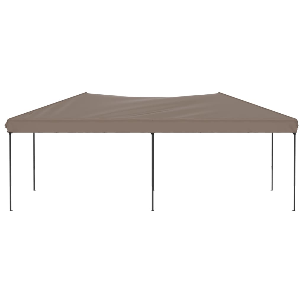 Vidaxl Parttent sammenfoldelig 3x6 m taupe
