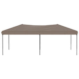 Vidaxl Parttent sammenfoldelig 3x6 m taupe