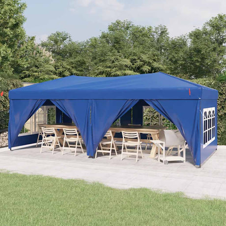 Vidaxx foldbart partytelt med sidevægge 3x6 m blå