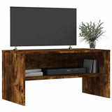 Vidaxl tv-meubel 80x40x40 cm bewerkt hout gerookt eikenkleurig